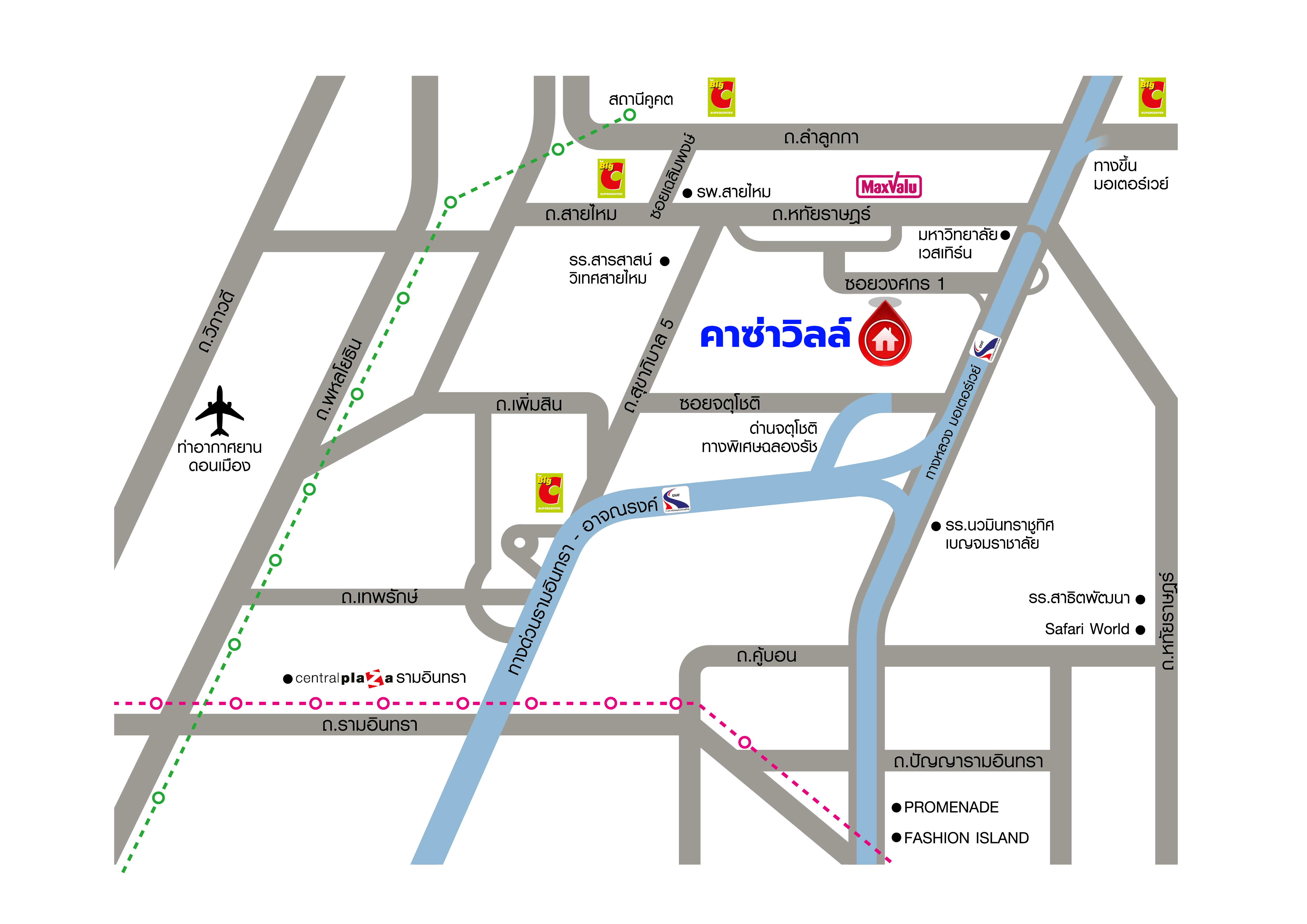 บ้านเดี่ยวมือสองกรุงเทพฯ โครงการ คาซ่าวิลล์ วงแหวน-จตุโชติ เนื้อที่ 60.50 ตร.ว. พื้นที่ใช้สอย 160 ตร.ม. ฟังก์ชัน 4 ห้องนอน 3 ห้องน้ำ 2 ที่จอดรถ แถมฟรี! 2 เครื่องปรับอากาศ, เครื่องทำน้ำอุ่น, เครื่องดูดควัน บนทำเลเชื่อมต่อถนนสายไหม, ถนนหทัยราษฎร์, ถนนลำลูกกา, ถนนสุขาภิบาล5 และใกล้จุดขึ้นทางด่วน "มอเตอร์เวย์ บางประอิน"
